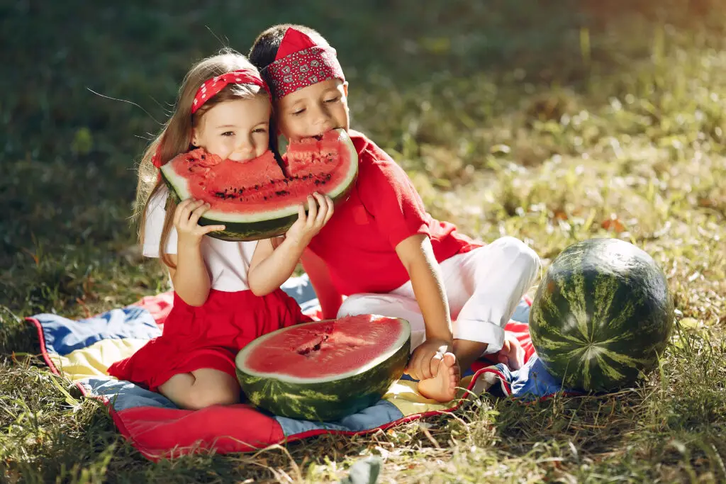 Eating Watermelon