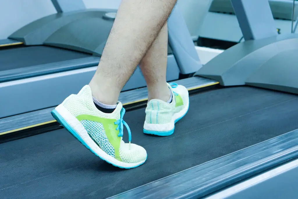 Walking Backwards on a Treadmill